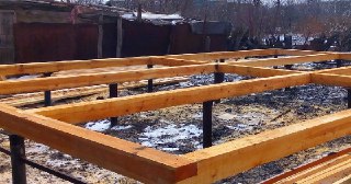 Пол на винтовых сваях Таганрог цена от 15614 руб.